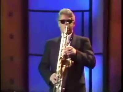 Bill Clinton playing the saxophone on The Arsenio Hall Show 1992