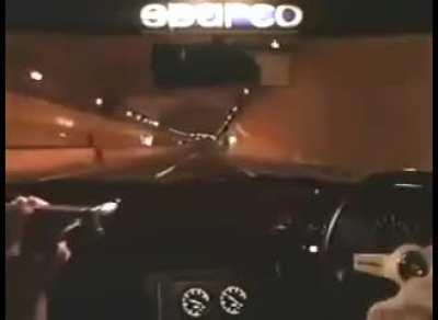 footage of a wangan race, filmed by a guy going crazy over the sheer speed hahaha