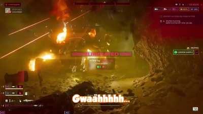 The Man, The Myth, The ... OHH GOD.. A FACTORY STRIDER! - HellDivers 2