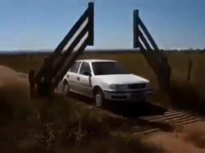 automatic gate contraption