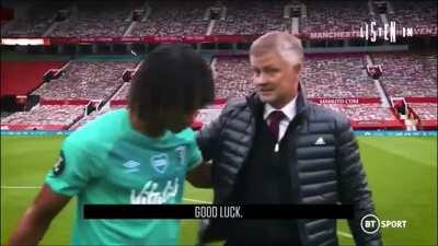 Solskjaer to Aké: 