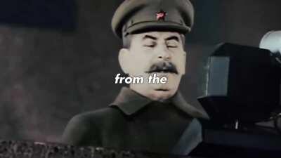 reuploading precious Stalin for those who missed it