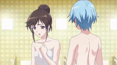 Bathing with friends is more fun.. [Fuuka]