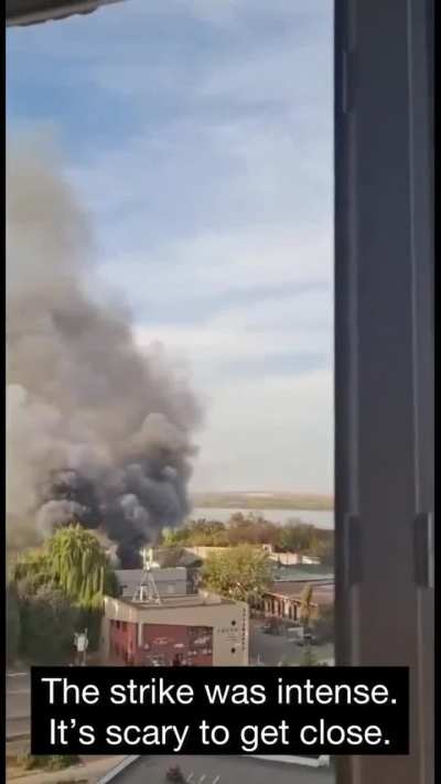 Ukraine has hit an ammo depot in the city of Kurchatov, Kursk