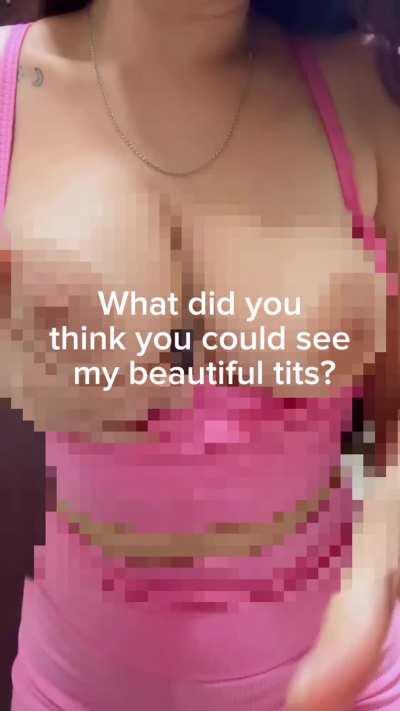 What? Did you think you deserved to see my tits? With that little penis you don’t even deserve pixels, but I’m a generous goddess, now kneel before my loser