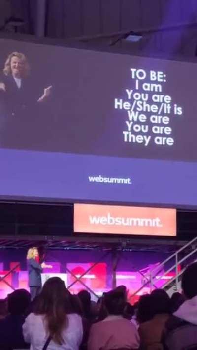 Cristina Ferreira na Web summit