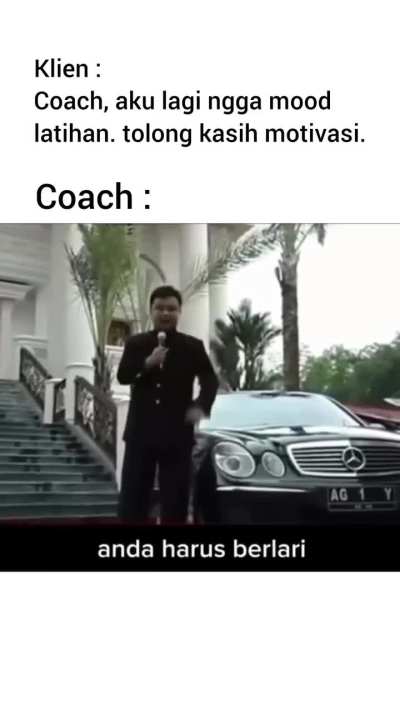 sebuah pesan dari coach agar supaya kita selalu bersemangat mengejar cita-cita🔥