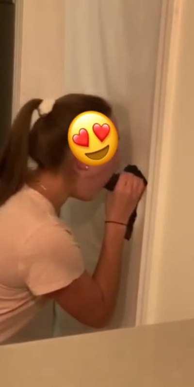 My first time going to a glory hole! This kc hotwife drained my bbc