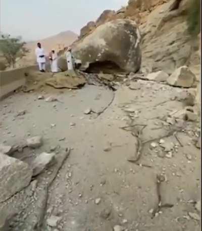 Aftermath of a Lightning strike in the desert.