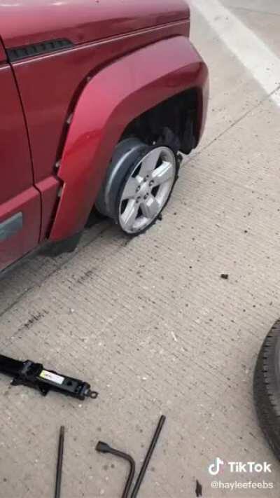 Flat tire