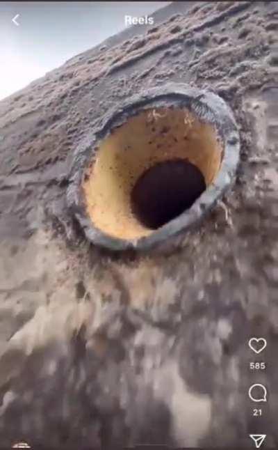 WW2 bunker with a fake vent.