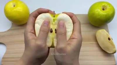 Crushing clay apples