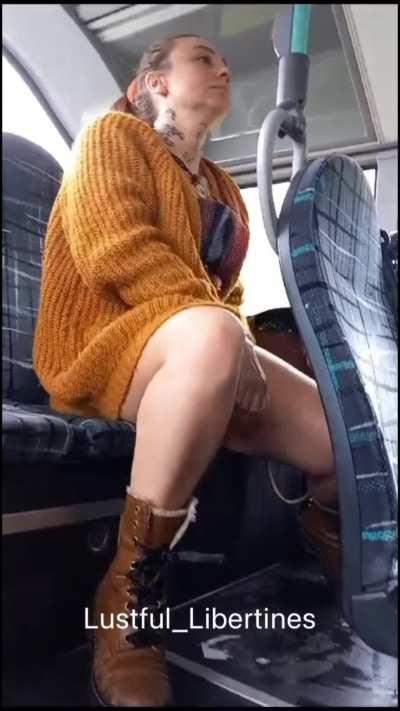 Pissing in public bus