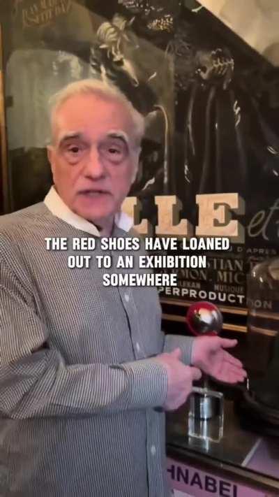 Martin Scorsese is a movie lover 