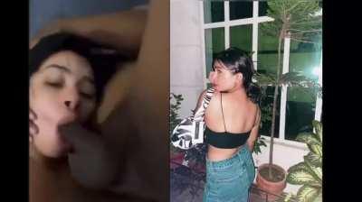 Desi indian girl trying BBC for first time