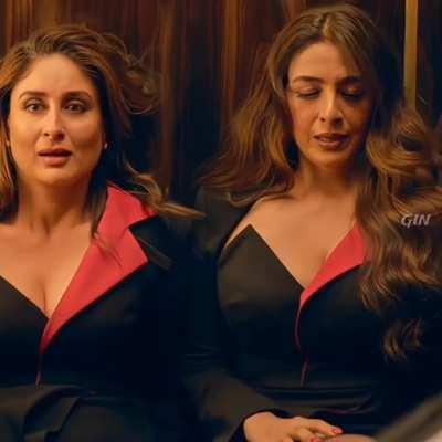 Tabu and Kareena in Crew