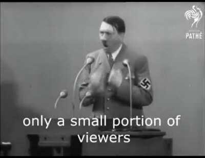 Subscribe to Hitler or he will kill 6 million Jews