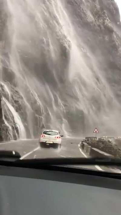 Waterfall In Montenegro's Road