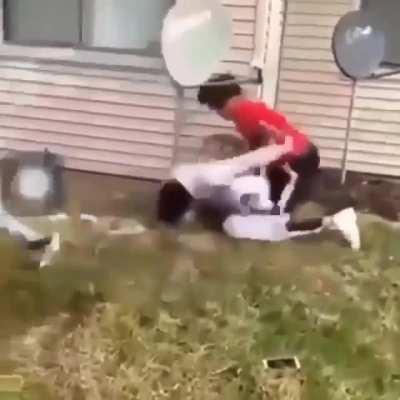 Don’t use a stick ! he gets beaten after…