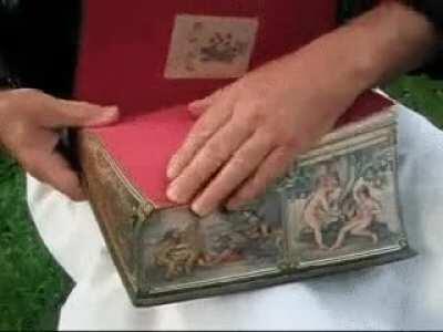 Art of fore-edge painting – or painting on the edge of books