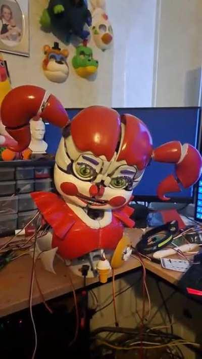 Circus Baby singing Below the Surface animation test