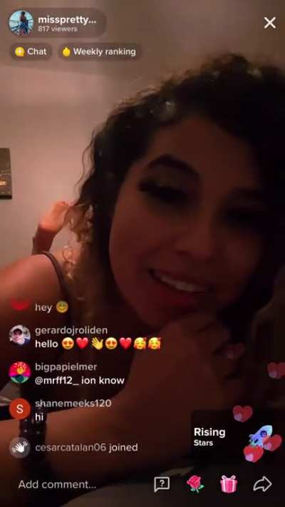 Tiktok slut gives us a cum count down to cum💦