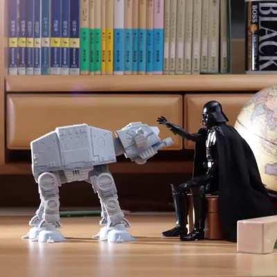 Incredible Star Wars stop motion animation by Animist