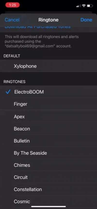 Thank you Mehdi for the ringtone!