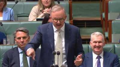 Sussan Ley embarrassingly tries to accuse PM Albanese of scaremongering on interest rates when they went up under the Coalition, but doesn’t realize Albo at the time was quoting her now leader, Dutton. As the PM corrects Ley, even Peter Dutton can’t hold 