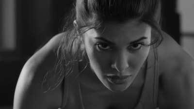 Jacqueline Fernandez shows off her sizzling figure in this ad for Puma