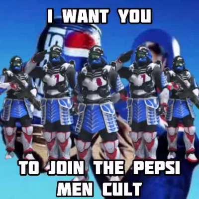 JOIN THE PEPSI MAN CULT!