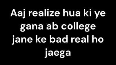 Title ko realize ho raha hai ke 