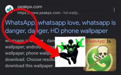 WhatsApp danger 