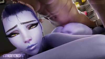 Widowmaker loves big things inside [Overwatch] (conseitnsfw)