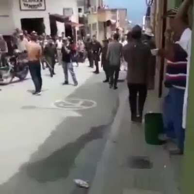 HMFT after I threat police officers with a machete.