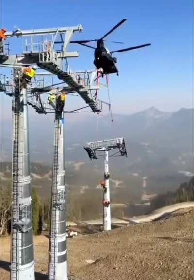 Expect a construction delay on the new Madison 8 chairlift at Big Sky - No injuries have been reported