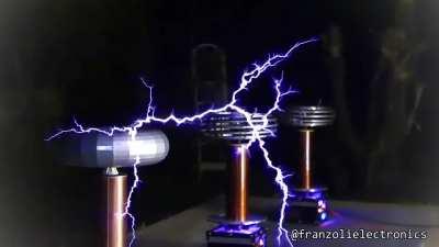 Ievan polkka on tesla coil