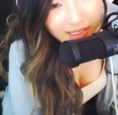 Janet nice cleavage