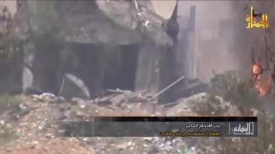 Video released by Jabhat al-Nuṣrah titled Beginning of the End #15 [Syria] (August, 2013) Features an SVBIED attack