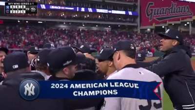 [Highlight] THE YANKEES ARE HEADING TO THE WORLD SERIES FOR THE FIRST TIME SINCE 2009! AMERICAN LEAGUE CHAMPIONS FOR THE 41st TIME IN FRANCHISE HISTORY!