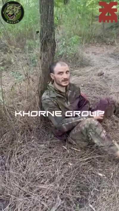 Bloodied Russian POW interrogated by Ukrainian