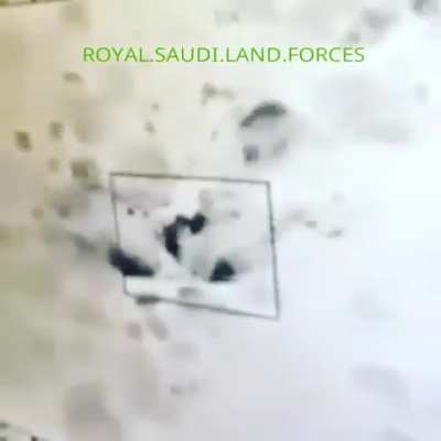 Eliminating a Houthi group near the Saudi border