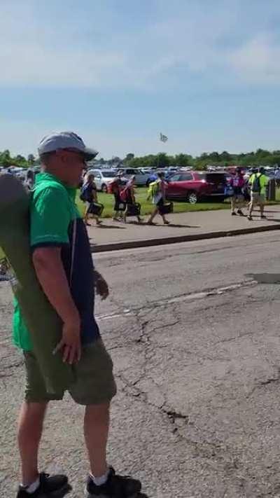 This guy found a nice ride after the Indy 500 today.