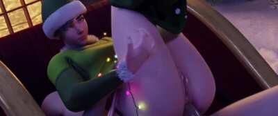 Tracer's Christmas fuck (GnomFist) [Overwatch]