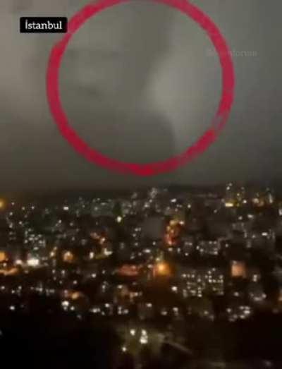 This video has been taken from Istanbul, Turkey and there is no CGI or effects.