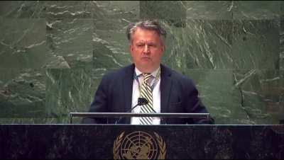 Ukrainian ambassador to the UN pretty much tells Putin to kill himself: &quot;If he wants to kill himself, he doesn't need to use nuclear arsenal. He has to do what the guy in Berlin did in a bunker in May 1945&quot;