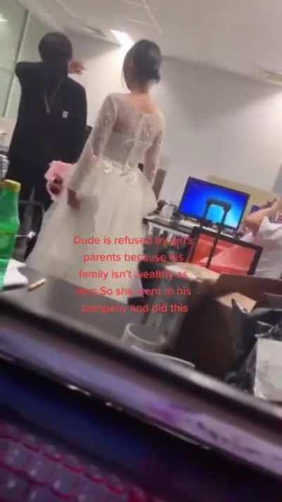 This brave bride