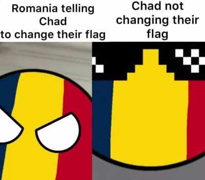 Romania and Giga Chad.