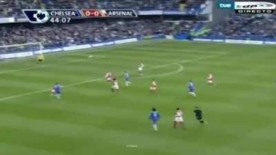 Didier Drogba's utterly dominant performance against arsenal in March 2008. Simply unplayable.