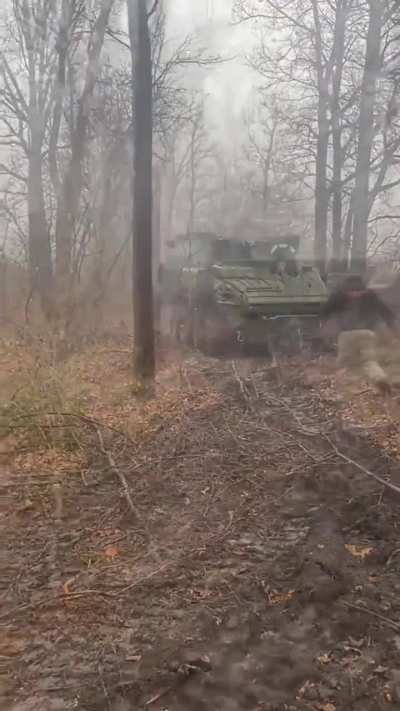 A rare Canadian LAV 6.0 ACSV Super Bison in service with the Armed Forces of Ukraine